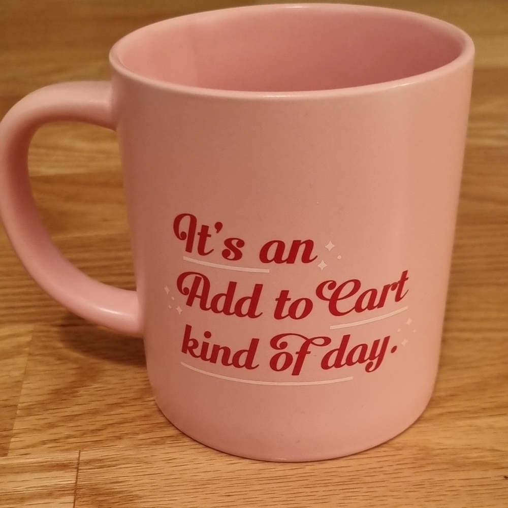 Pink Mug with Add to Cart Quote